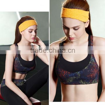 wholesale gym fitness compression fashion sport bra active wear custom sports bra