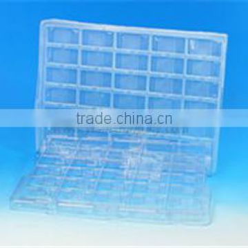 disposable plastic PET electronic parts tray