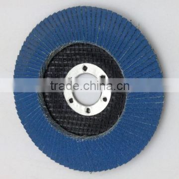blue color zirconia stainless steel abrasive flap disc