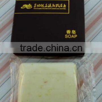 Hotel cheap soap with logo packing soap