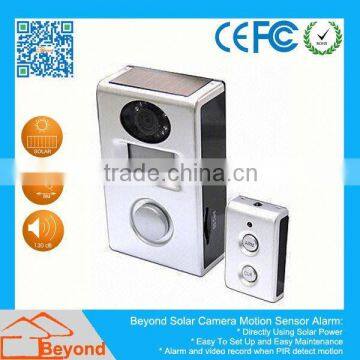 Waterproof Sports Action Camera Solar Camera Alarm With Video Record and Solar Panel