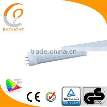 replacement traditional tube 8w 12w 16w 20w 22w 4pin 2G11 base led tube 120v 240v Ra80 warm cool white