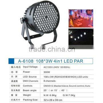 Indoor 108x3W LED PAR light