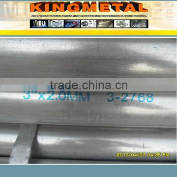 3" inch BS1387 Q195 Q235 hot dipped thread end galvanized pipe with socket water liquid transportation