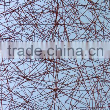 Recycled Criss Cross Decoration Material Translucent Resin Panel
