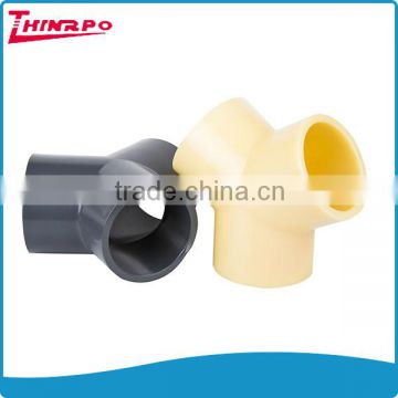 Construction Materials PVC Plastic PIPE Y Tree Shape Branch Quality Fitting
