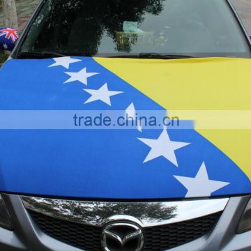 cheap custom national flag print car hood cover