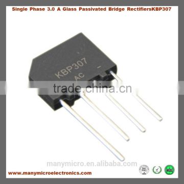 Single Phase 3.0 A Glass Passivated Bridge Rectifiers KBP307
