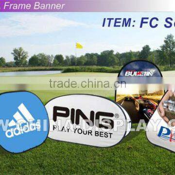 Full Color Printing Flexible Banner Display Banner Stand for Advertising Promotion