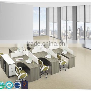 Wholesale high quality L shape panel office workstation furniture desk