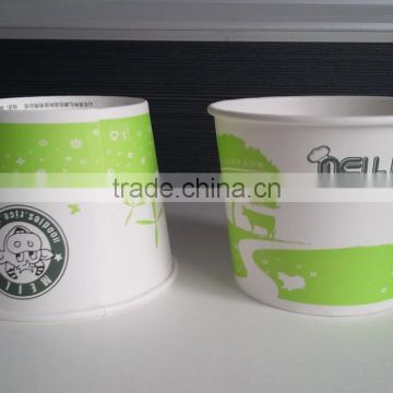 whiteprint logo disposable paper bowl