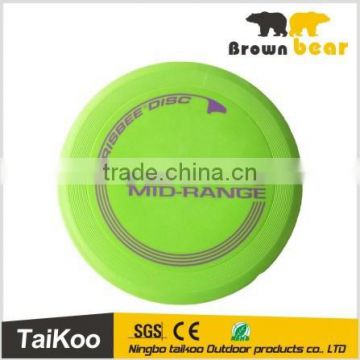 green rubber frisbee with ajustable gram