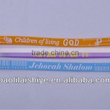 New arrival!!! Smart lovely popular small band students snap silicone wrist pen for writting