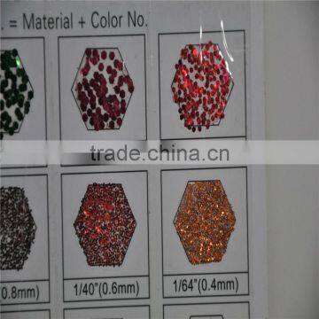 China Hot selling DERUN Glitter powder Effect Fashion Material