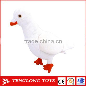 High quality stuffed cheap white dove of peace plush toy for sale