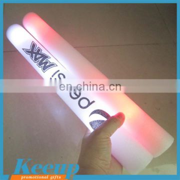 Promotional custom logo LED foam stick