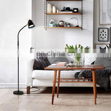 Modern design touch control flexible gooseneck high quality standard floor lamp