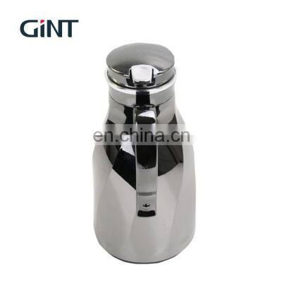 GINT High quality Hot sale 1.0 L arabic dallah glass liner coffee tea pot with handle