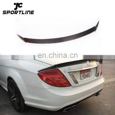 Carbon Fiber W216 CL63 Trunk Spoiler for Mercedes Benz CL500 CL550 CL600 CL65 AMG 09-12