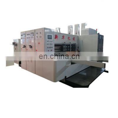 cangzhou xinhua carton flexo printing slotter die cutting for carton box