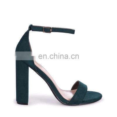 women beautiful color design block high heel ankle strap open toe sandals shoes other colors are available