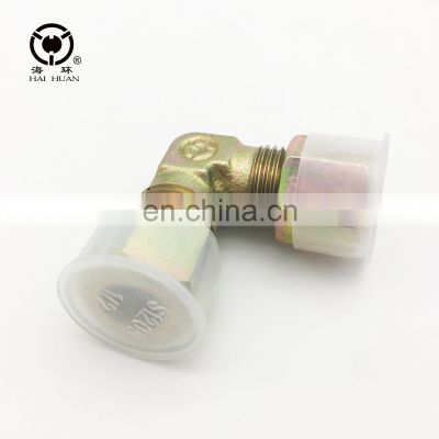 China manufacturer elbow steel fitting metric hydraulic 90 elbow with swivel nut