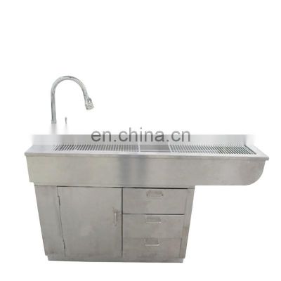 HC-R019 Animal Clinic Equipment Medical Device Stainless Steel Veterinary Treatment Table