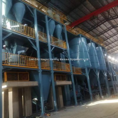 Supply clay sand treatment system for foundry casting