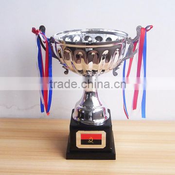 Silver Cup Trophy Award with Plastic Base