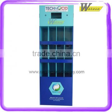 electrical shop hot sale cardboard display stand with viewing screen on top
