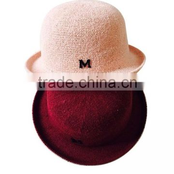 colored machine made cotton summer ladies's hat