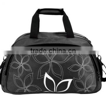 20" Fashionable Flowers Pattern Sports Gym Tote Bag Travel Carryon