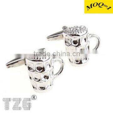 TZG09508 The Popular Beer Cup Cufflink Cuff Link