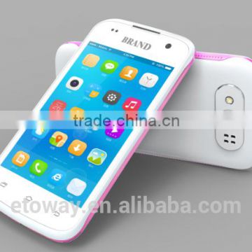 Good design 4.0 inch HVGA touch screen dual camera OEM cell phone