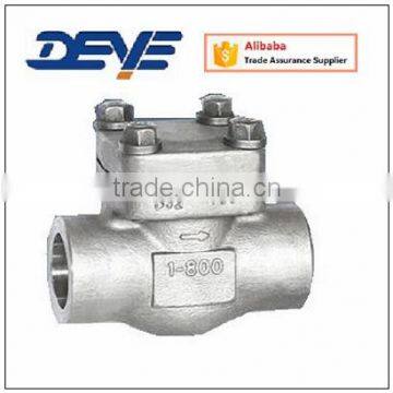 Stainels Steel Forged Check Valve with pressure of 800LBS 1500LBS