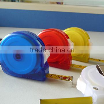 Promotional coloful cute and cheap 2m & 3m steel tape measure mm