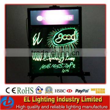 fluorescence led writing board with easel