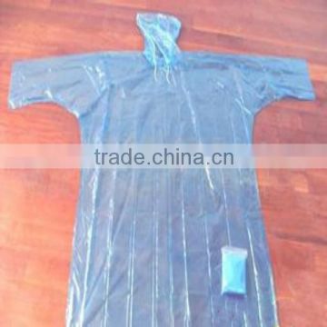 Promotional Cheap Plastic PE Raincoat