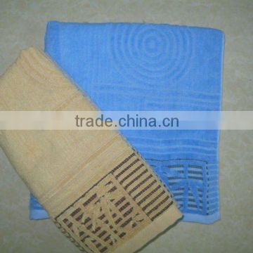 bamboo fabric solid color towel