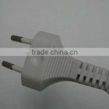 Europe standard 2.5A 250V white Germany straight type plug