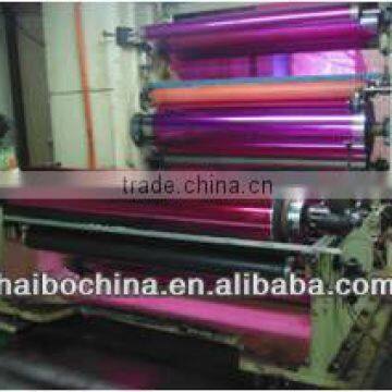 Heat press printing film for leather