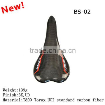 2013 new design and hot selling full carbon bicycle saddle BS-02