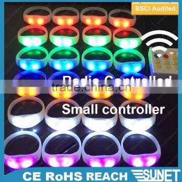 new gadget 2016 china manufacture remote activated led bracelet