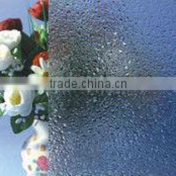 3mm clear patterned diamond glass