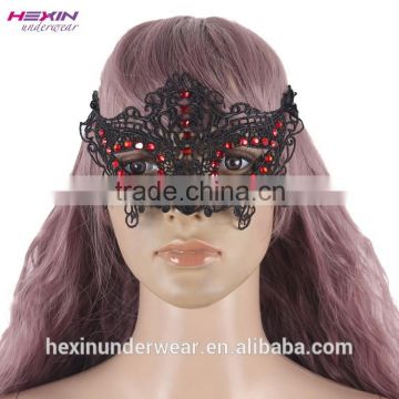 Red Stone Lace Masque New Design Fashion Party Eye Mask