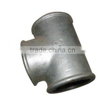 malleable iron pipe tees