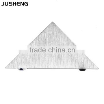 3-lightis Modern indoor silver aluminum Triangle LED wall mounted lamp 110-240v ac CE