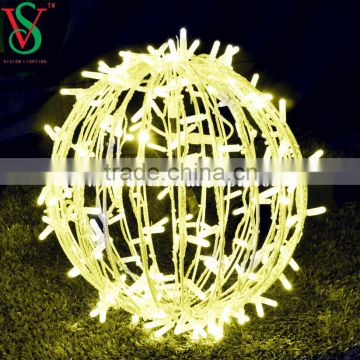led 3d snowflake motif light led ball light