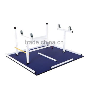 Indoor/outdoor foldable tennis table for sports training