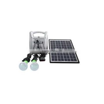 8w solar lighting kits with 2 LED lamps,phone charger 2014 new design hot sales portable for africa markets